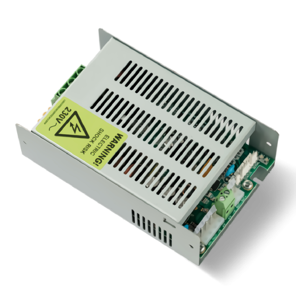 Fuente de alimentación conmutada y cargador de baterÃa. 27,6V/1,5A. Sin caja.