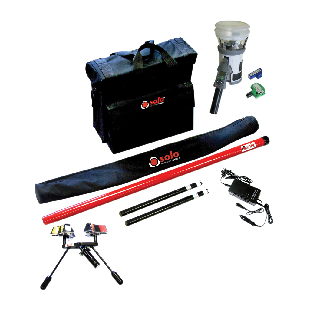 Kit comprobador de sensores de humo, calor y CO de 6m