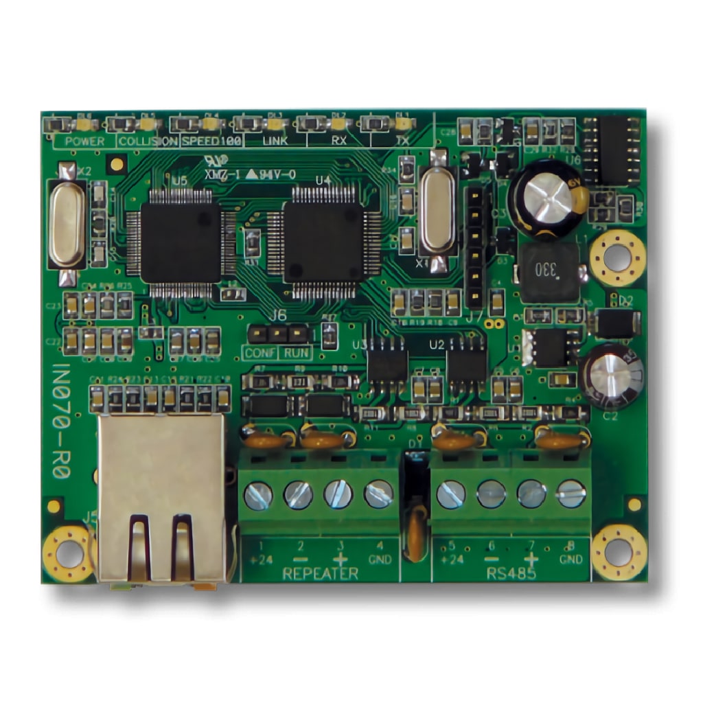 Módulo Ethernet para programación remota. Conexión vÃa RS485.