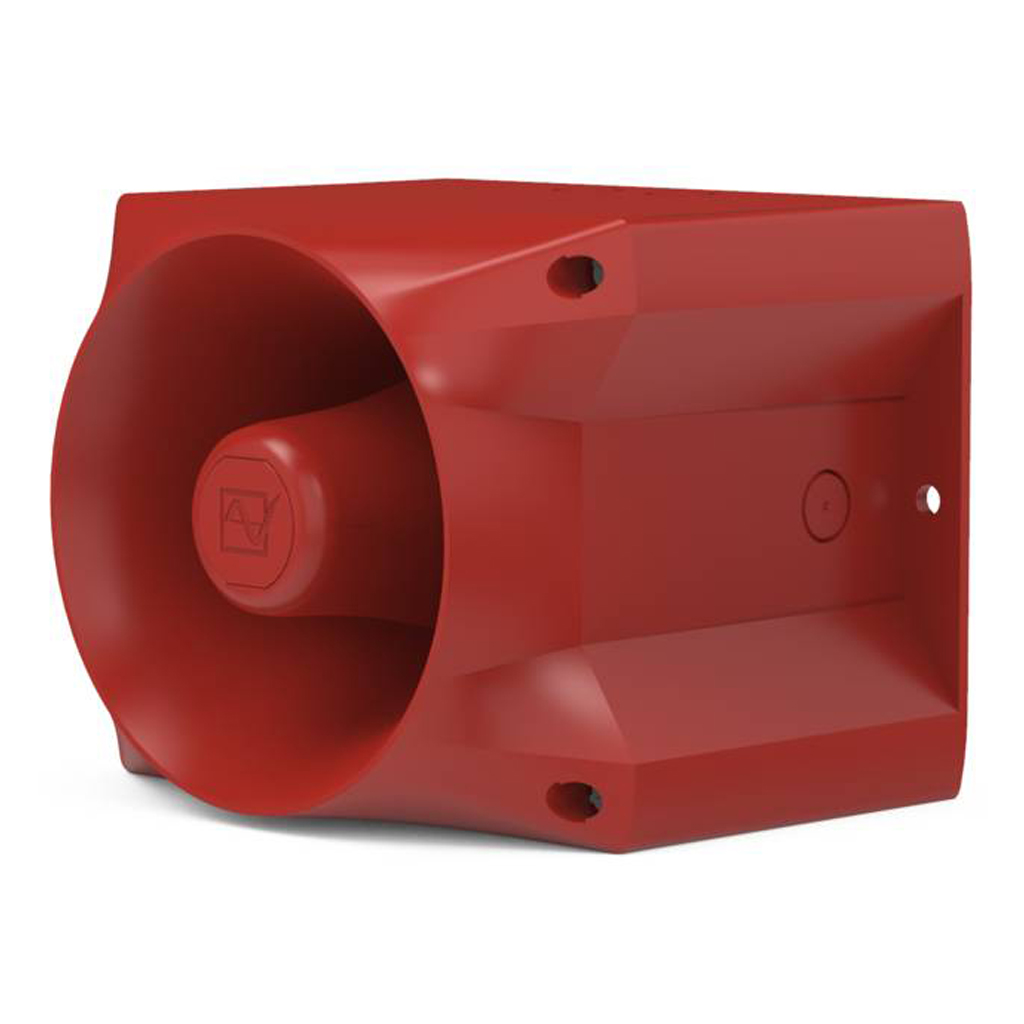 Sirena 10-60VDC, 120 db, IP 66, externamente 3 selecciones de tono e internamente entre 64 tonos