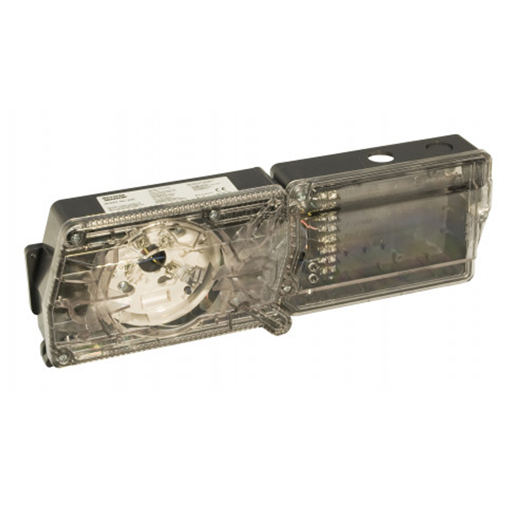 Accesorio para la detección de humo en conductos de ventilación y aire acondicionado. No incluye base.