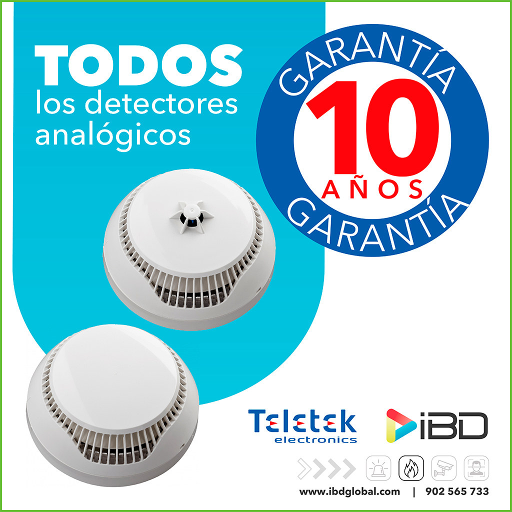 Detector analógico óptico. Requiere base B124 no incluida - Imagen 3