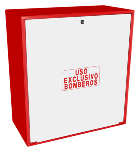 Cofre de superficie IPF-40 rojo / Puerta ciega blanca