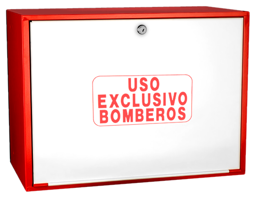Cofre de superficie IPF-41 rojo / Puerta ciega blanca