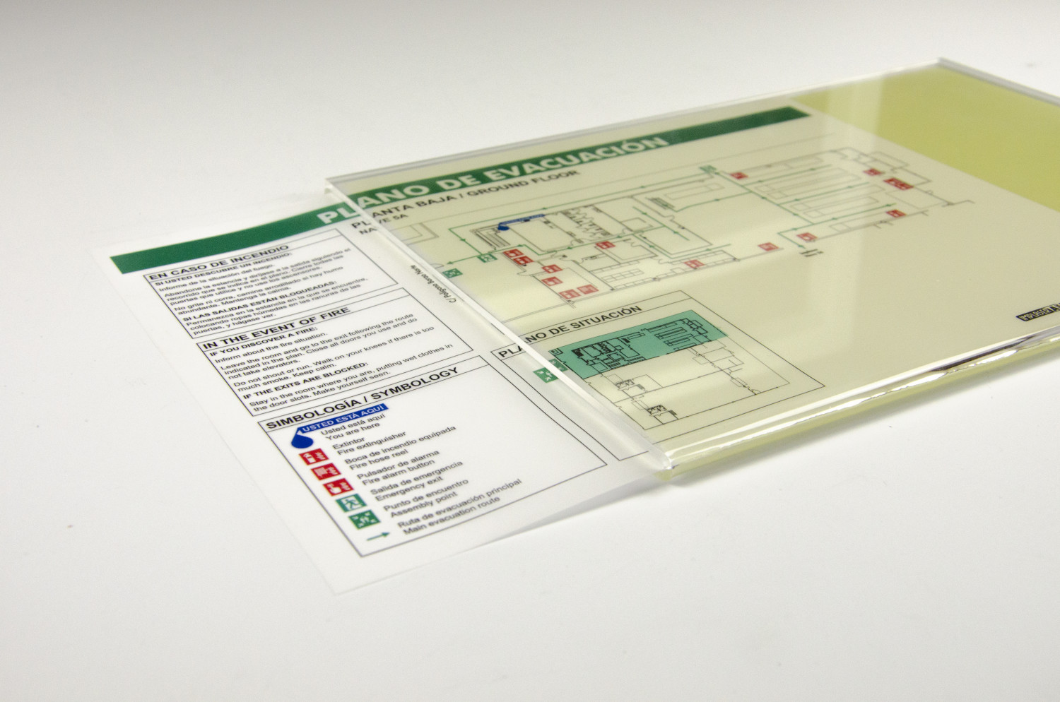 Plano en acetato con portaplanos - Imagen 2