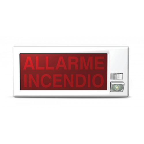 Placa óptica y acústica certificada EN54/23