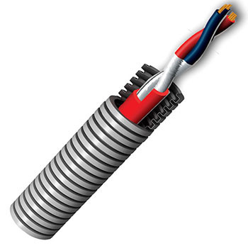 Tubo precableado cable RF90º 2x1.5mm apantallado (100mts)